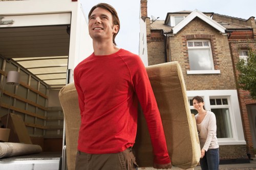 Local house removals team planning a move in Watford